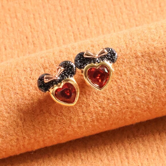 Kate Spade | Disney Minnie Mouse - Gold Red Earrings - Picture 2 of 2
